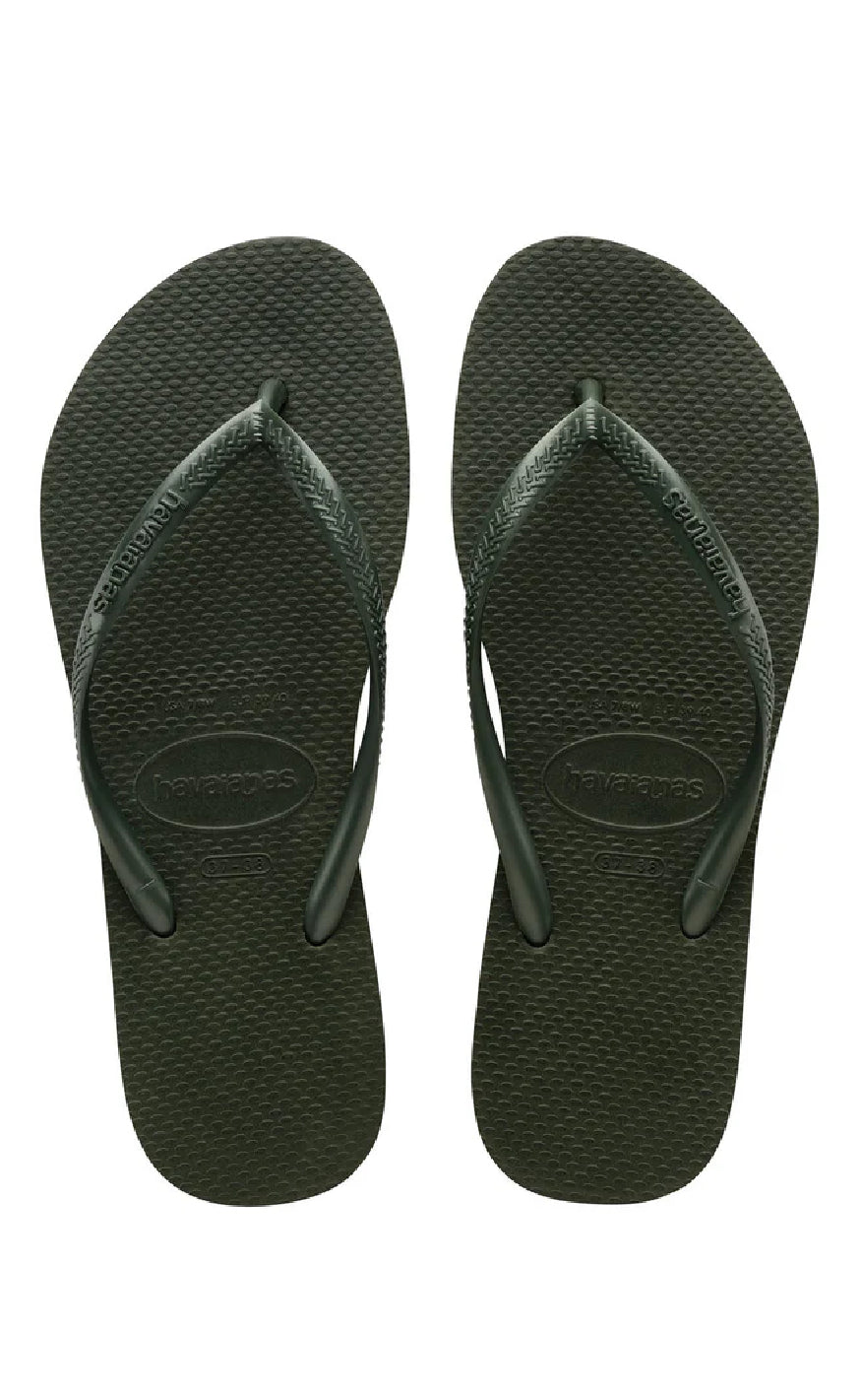 Havaianas Klipklapper Sandal Slim Olive Green - Grøn  35/36