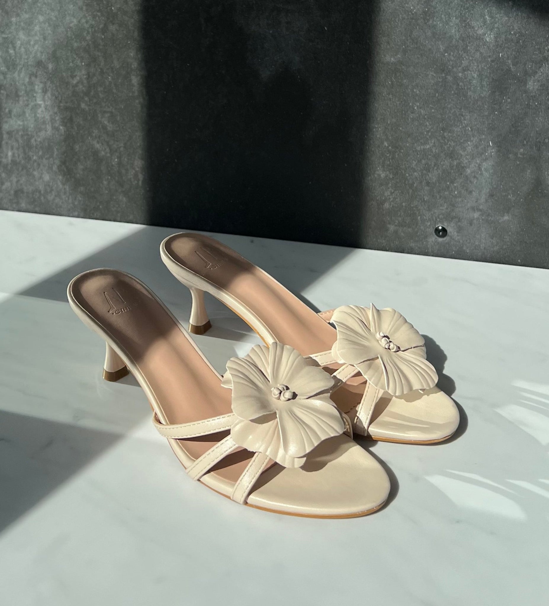 Flora Pumps Beige -   36