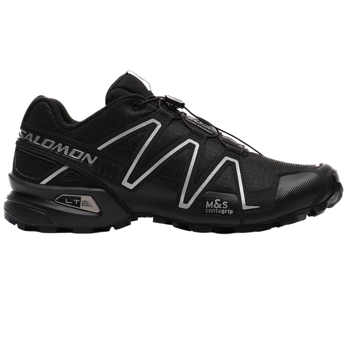 Salomon Speedcross Black Silver - Sort  36