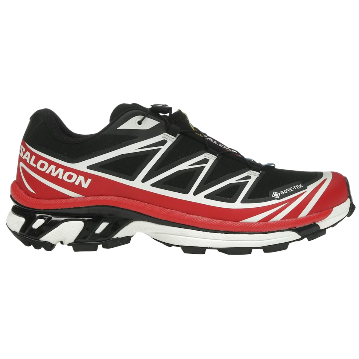 Salomon Gore Tex Black Flame Scarlet - Sort  36