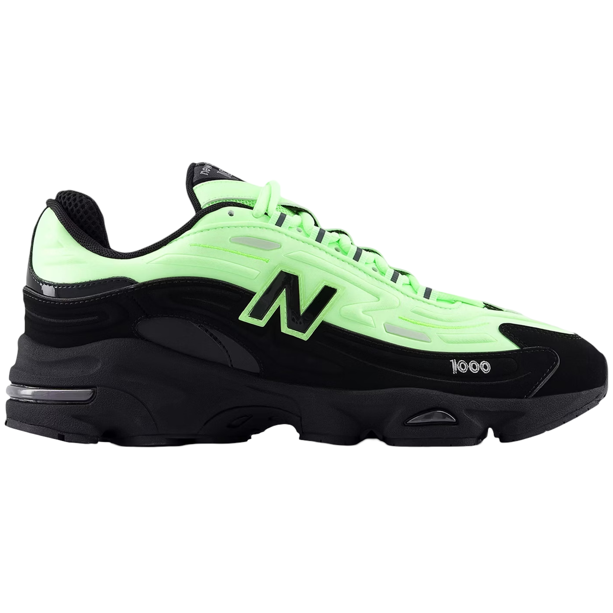 New Balance 1000 Lime Black - Sort  36