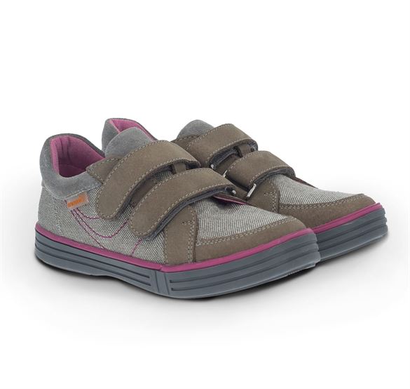 Memo Belfast Lave Sneakers Grå Pink - Pink