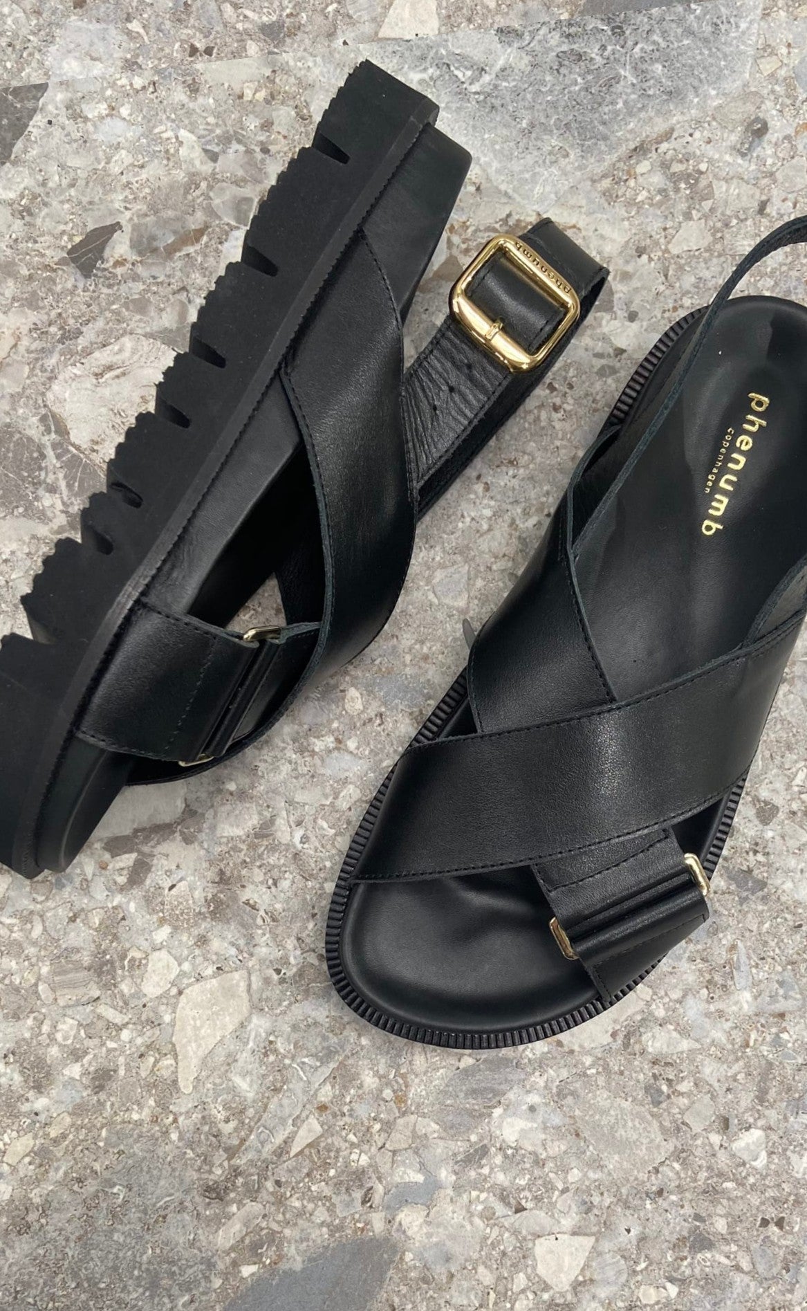 Phenumb Sandaler Nawa Black - Sort  36
