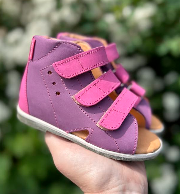 Aurelka Sandal Lilla Pink Sandal Med Ekstra Støtte - Pink