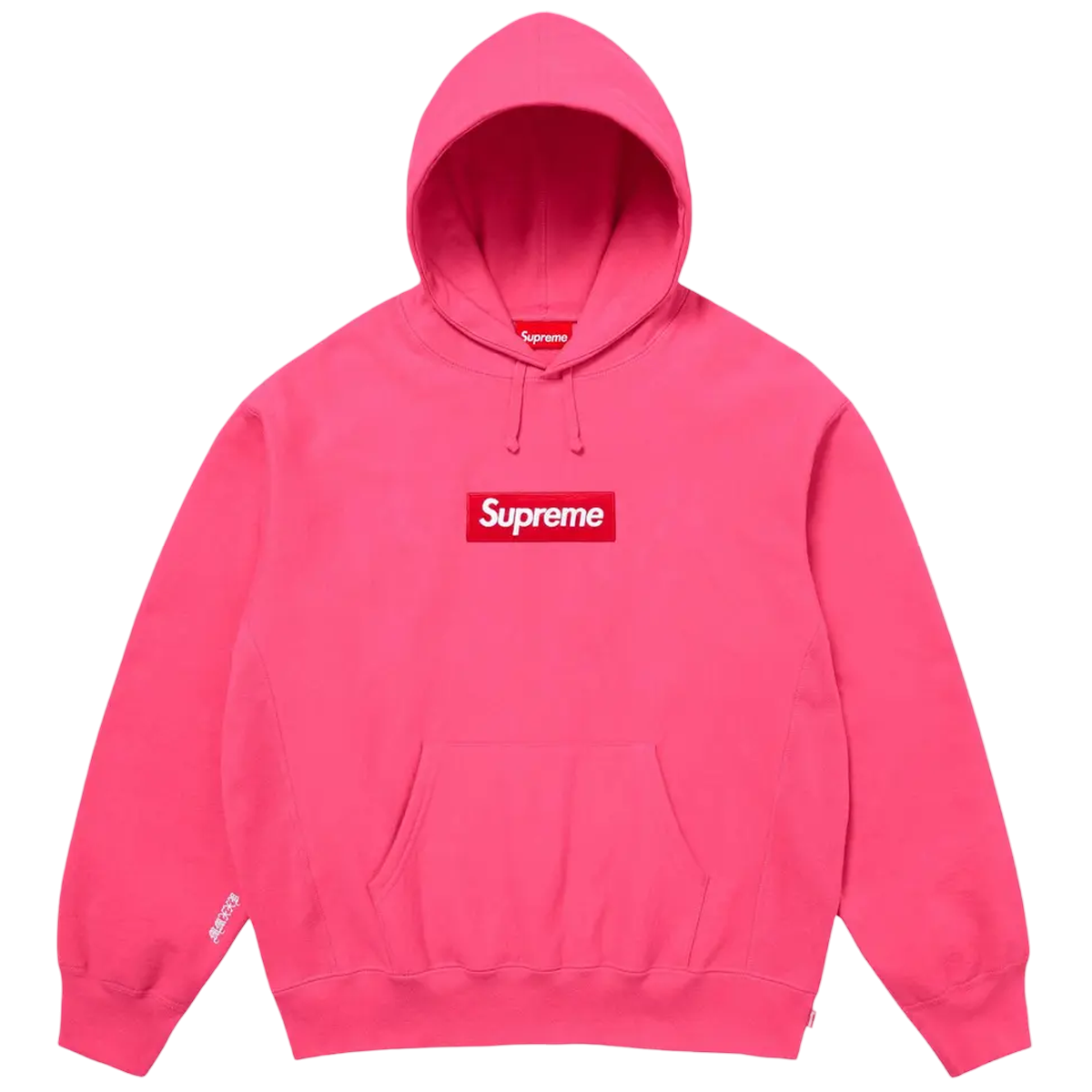 Supreme Box Logo Hooded Sweatee Shirt Fw25 Magenta -   S