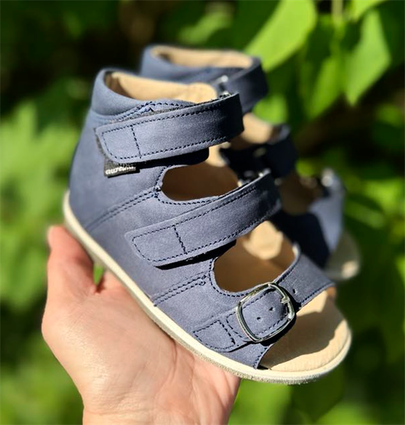 Aurelka Navy Sandal med Ekstra Støtte – Fantastisk Tilbud!