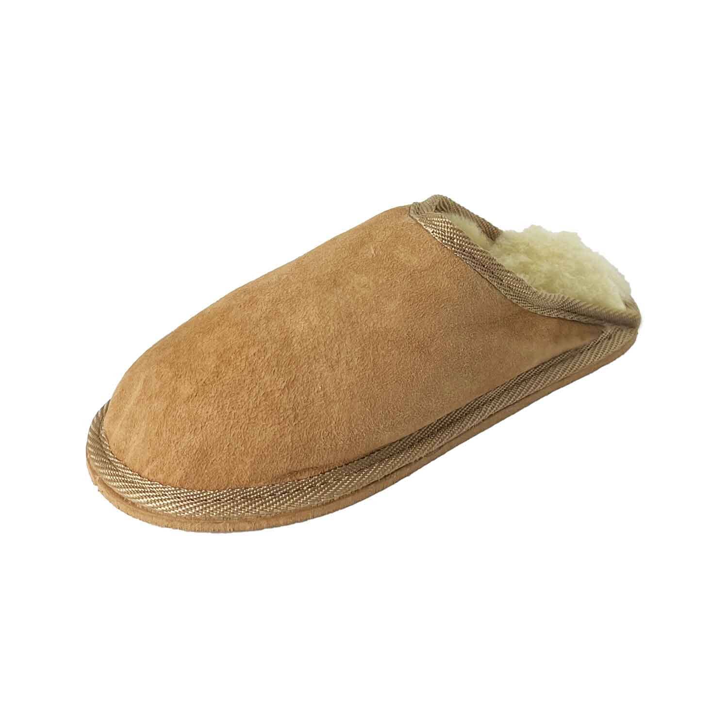 Komfortable Freya Hjemmesko – Brun Lav Model med Gummisål