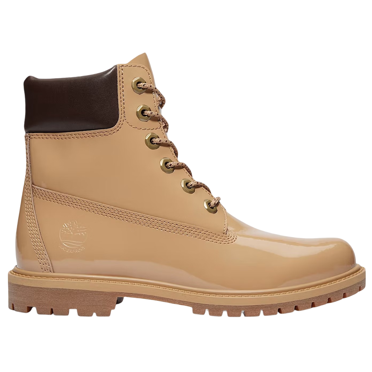 Timberland Premium Waterproof Boot Patent Light Brown -   35