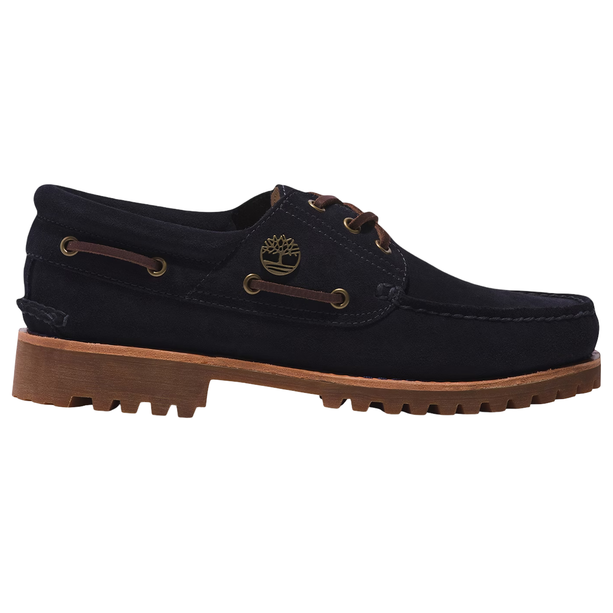 Timberland Authentic Eye Boat Shoe Dark Blue Suede -   36