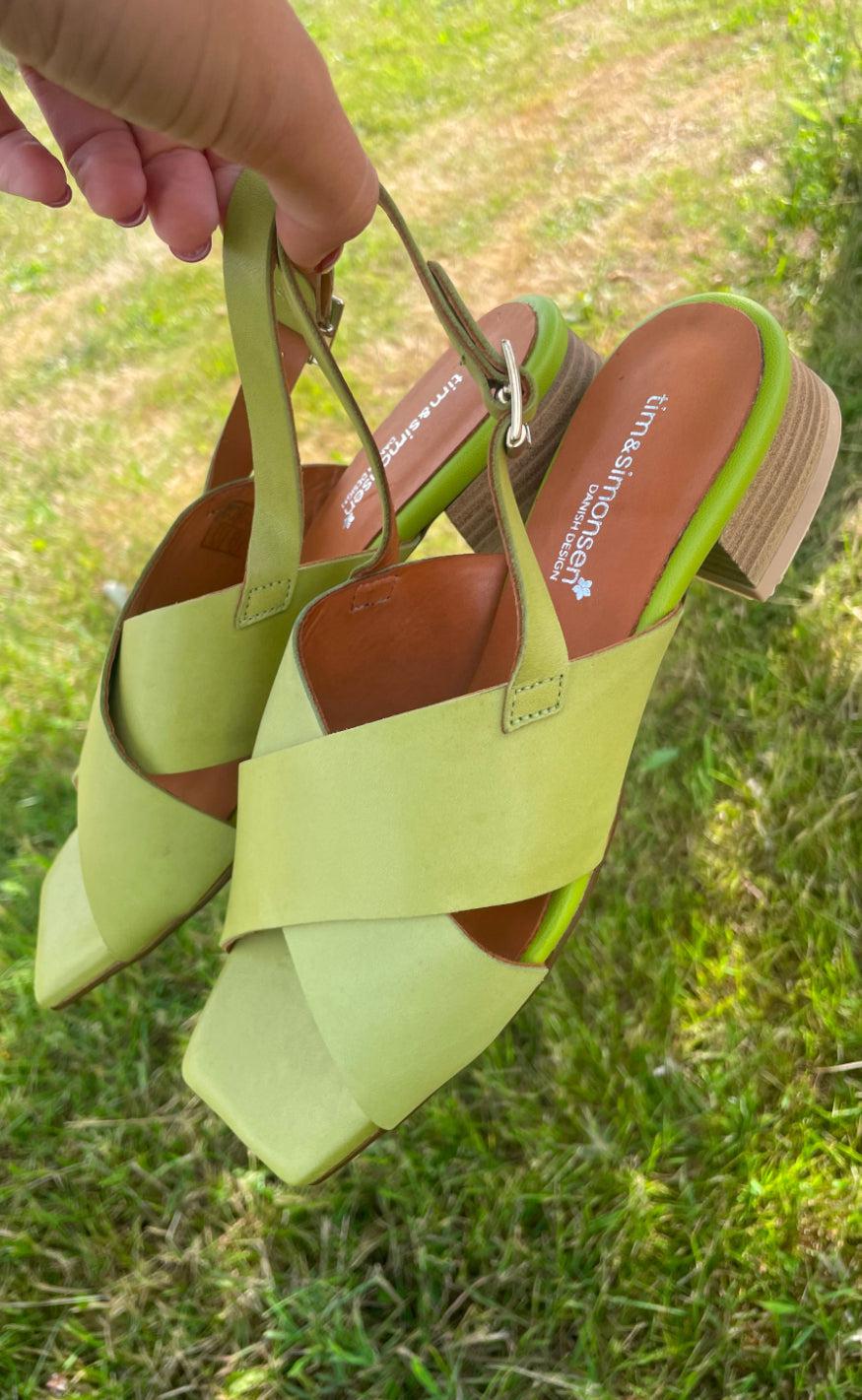 Tim & Simonsen Sandaler Alba Alfa Verde - Alfa Verde  36