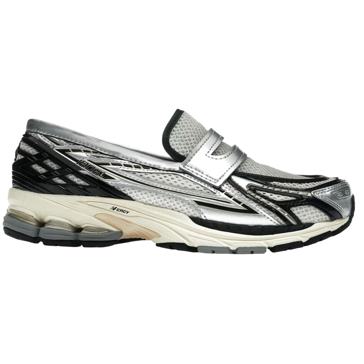 New Balance 1906l Silver Metallic Cream -   36