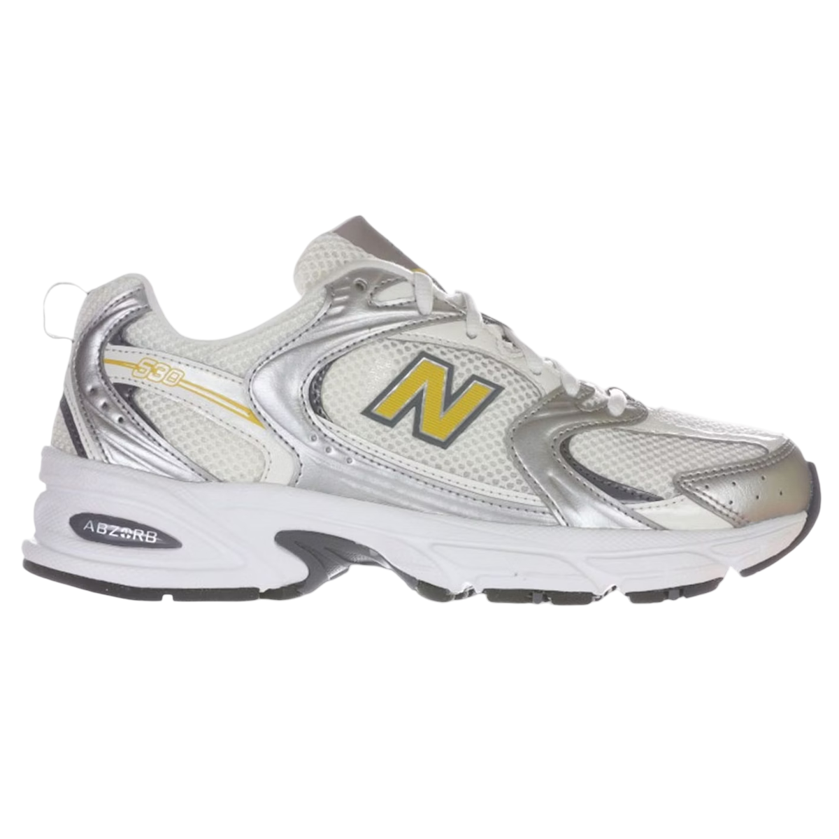 New Balance 530 Silver Yellow Metalic - Gul  4,5