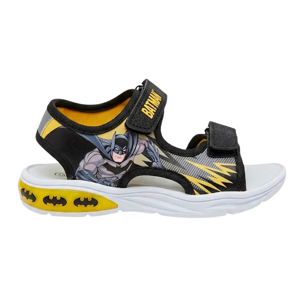 Batman Børne Sandaler Blink Sort Sølv - Sort/sølv  33