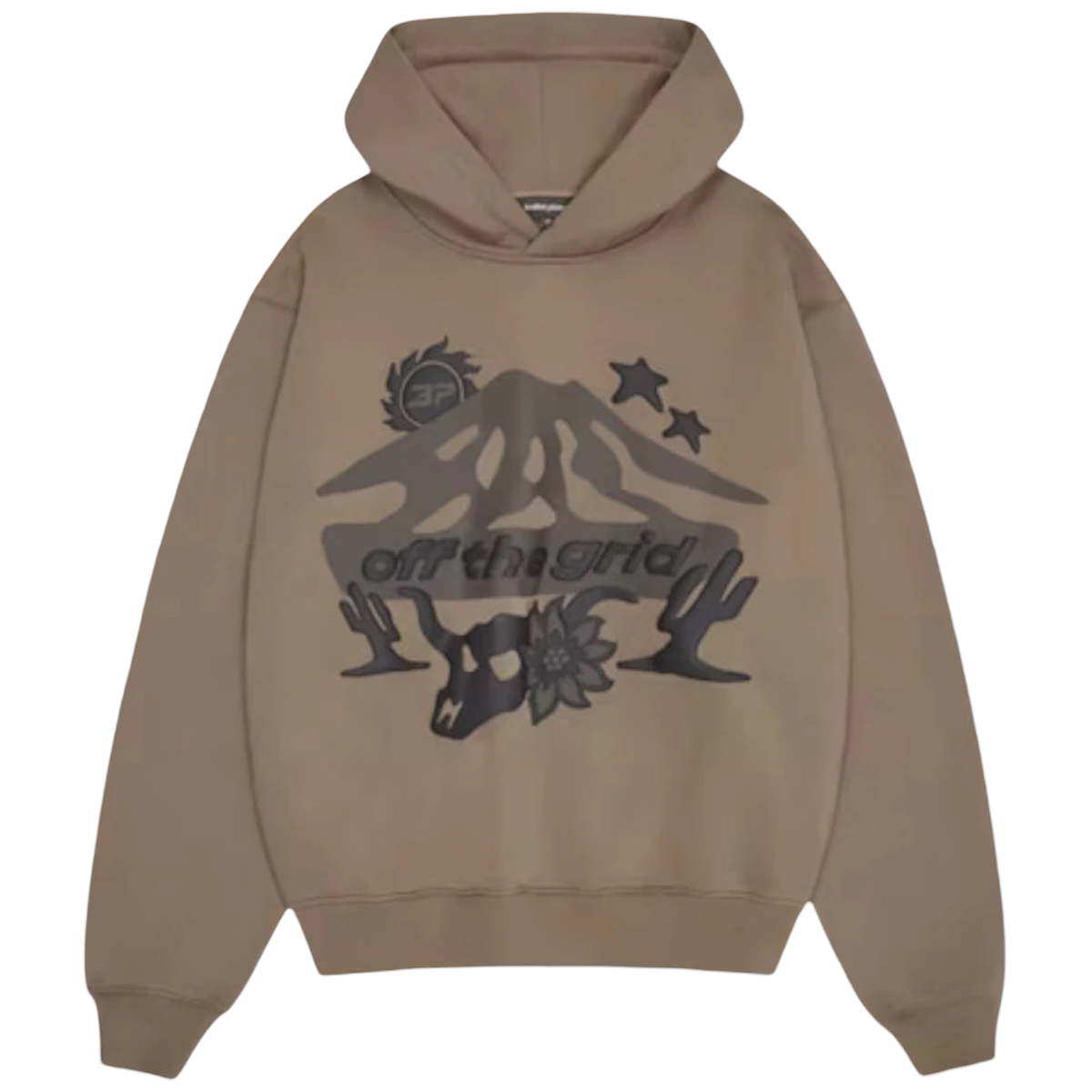 Broken Planet Off The Grid Hoodie Cinder Brown -   XS