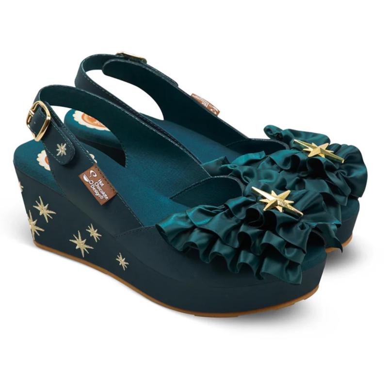 Emeraldine Sandaler i Grøn – Fantastisk Tilbud!