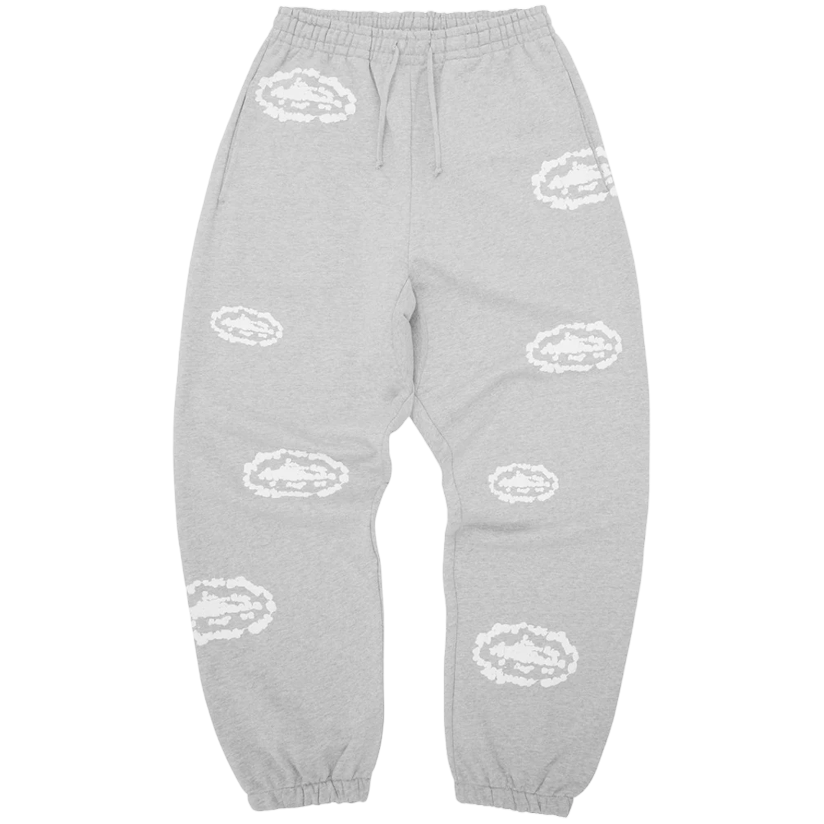 Corteiz Denim Tears Island Wreath Sweatpant Heather Grey -   XS