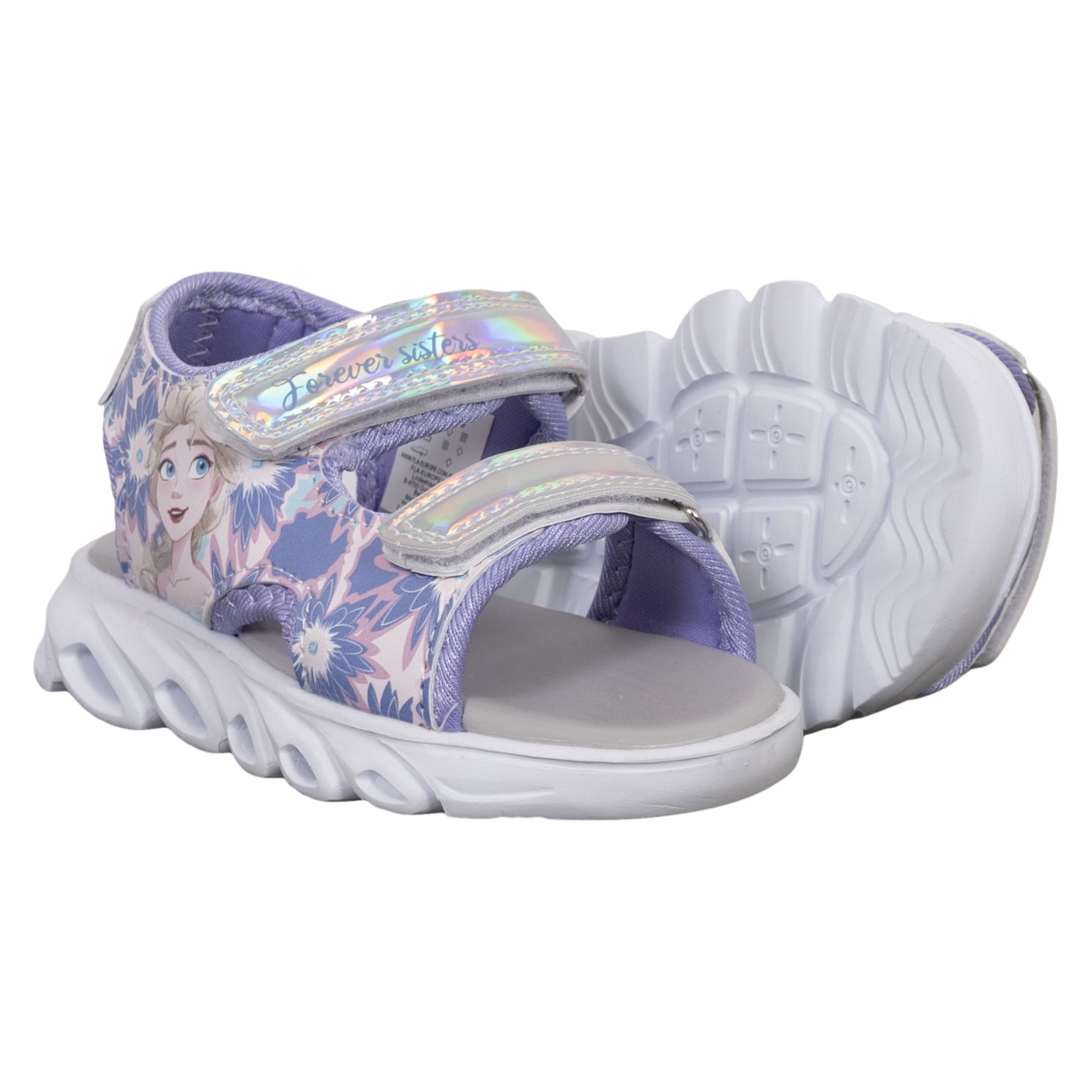 Disney Frozen Pige Sandaler Blink Lilla Sølv - Lilla/Sølv  28