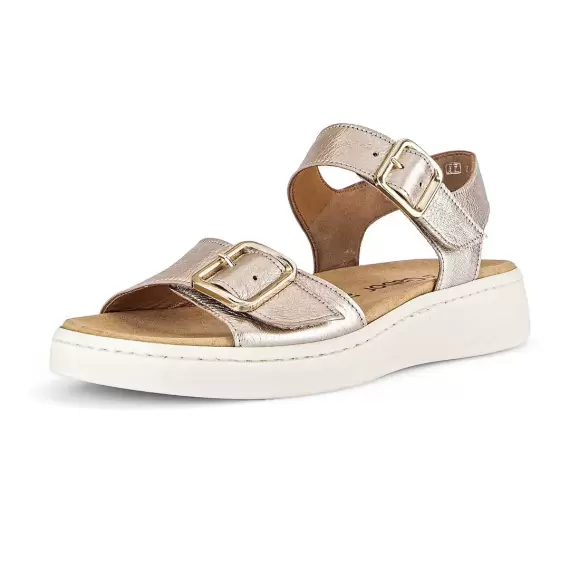 Gabor Satin Met 710 - PUDER (GOLD) Female 43