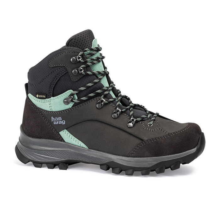 Hanwag Alta Bunion Gtx Dame Asphalt Mint Vandrestøvler - Asphalt  38 / UK 5
