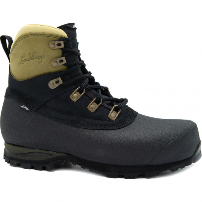 Lundhags Padje Light Trekking Boot Mid Vandrestøvler Dame Sort Grøn - Sort Female EU38