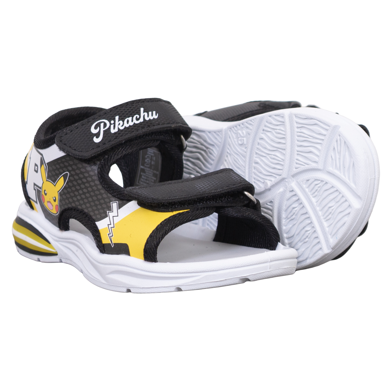 Pokmon Pikachu Børne Sandaler Blink Sort Gul - Sort/gul  32