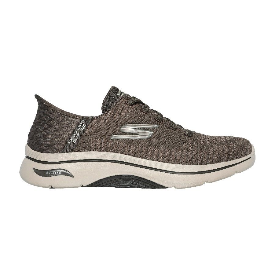 Skechers Walk Arch Fit Grand Sko Herre Natur - Natural Male 42