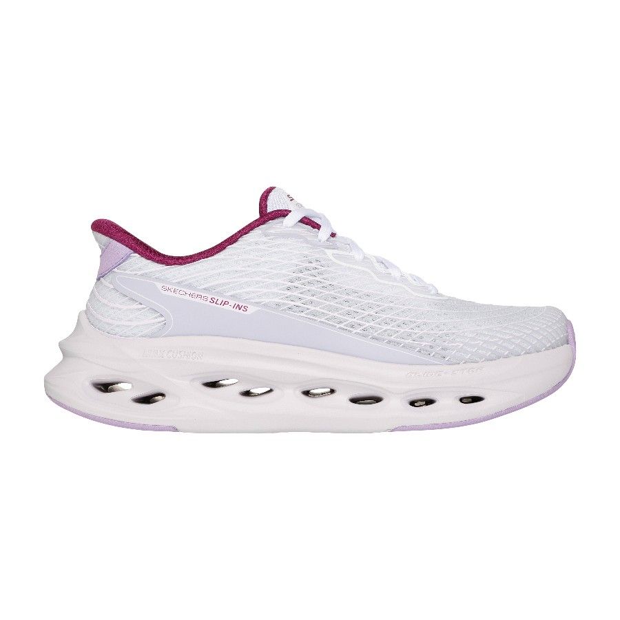 Skechers Max Cushioning Glide Step Sapphire Sko Dame Hvid - Hvid Female 37