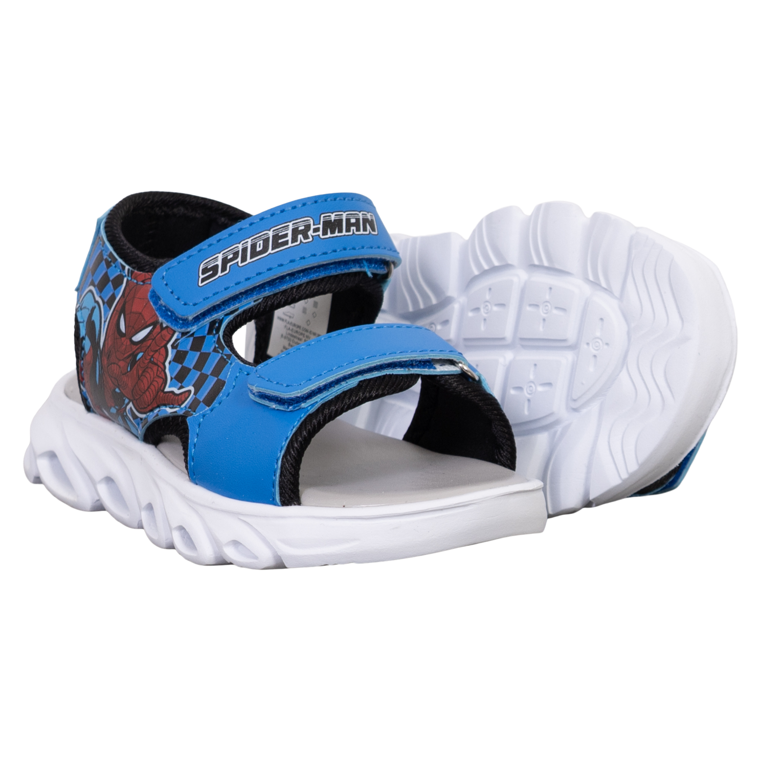 Marvel Marvel Spider Man Børne Sandaler Blink Kobolt Sort - Sort  32