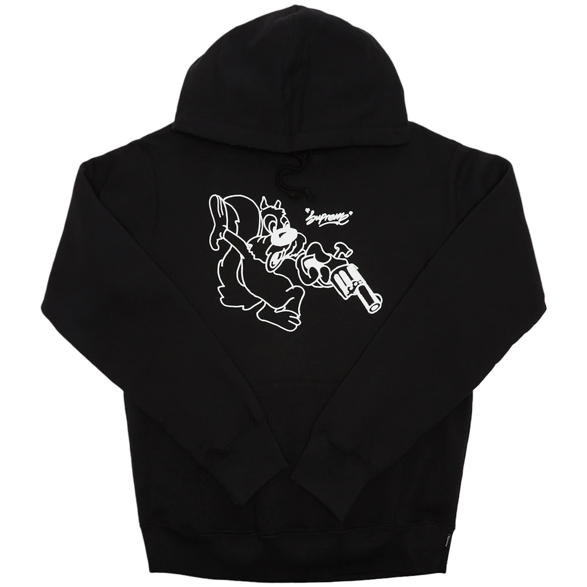 Supreme Lee Hooded Sweatee Shirt Black - Sort  S