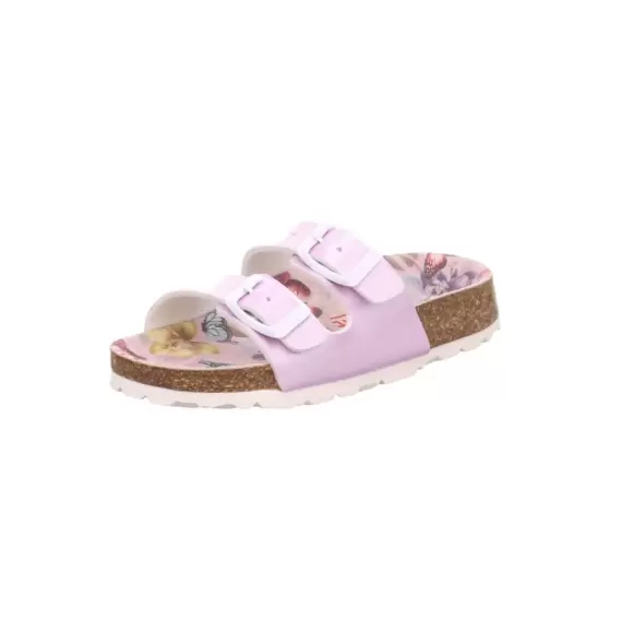 Superfit Fussbettpantoffel 800111 8530 - LILA/MEHRFA Unisex 26