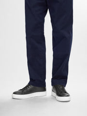 Slhdavid Chunky Leather Sneaker Noos - Sort