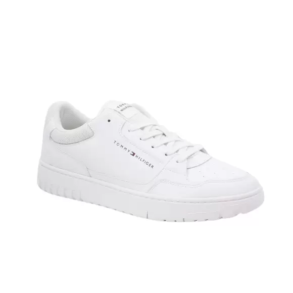 Tommy Hilfiger Basket Core Leather Ess Fm0fm05040 Ybs - Hvid Male 42