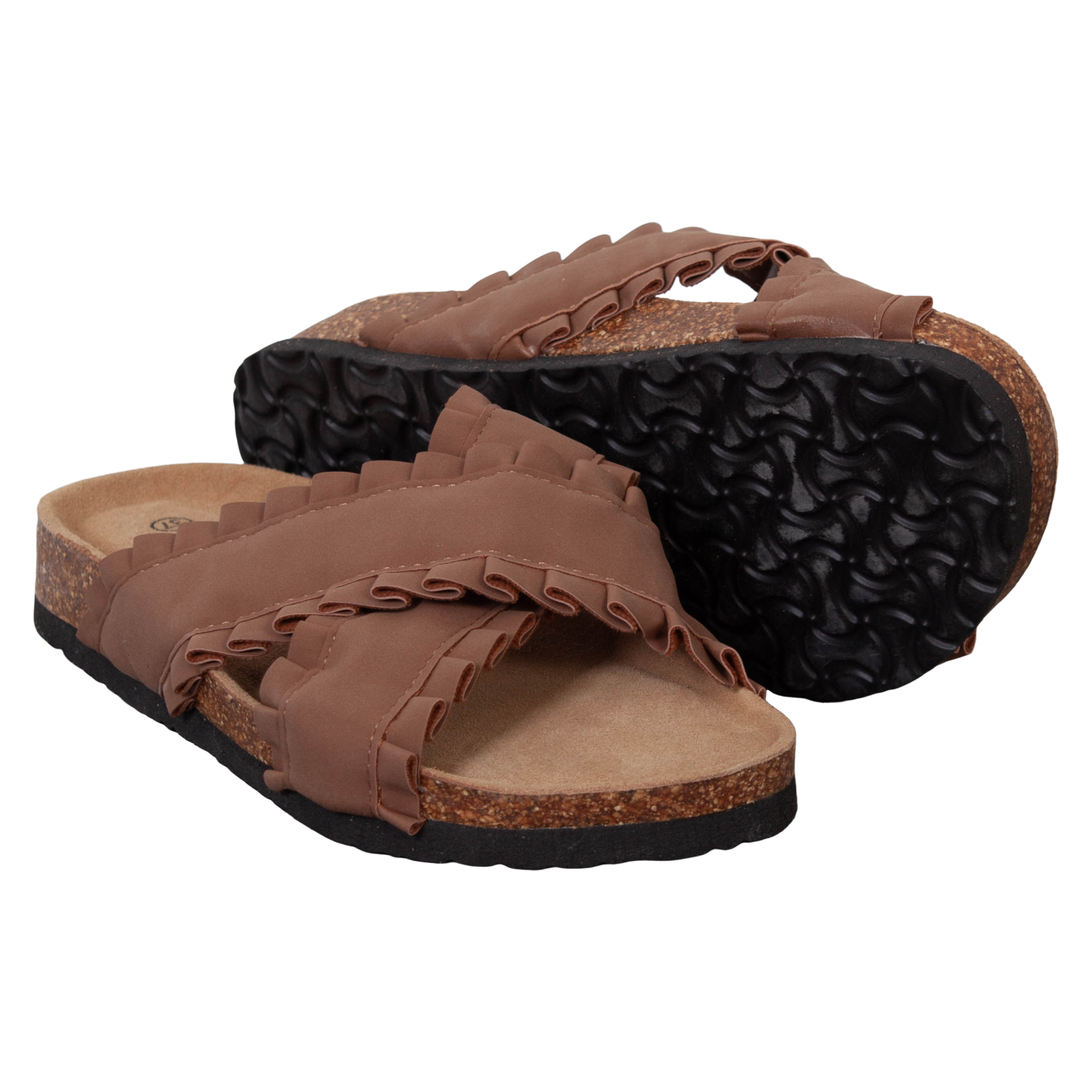 Anyway Dame Sandaler i Camel – Sommertilbud til 200 DKK