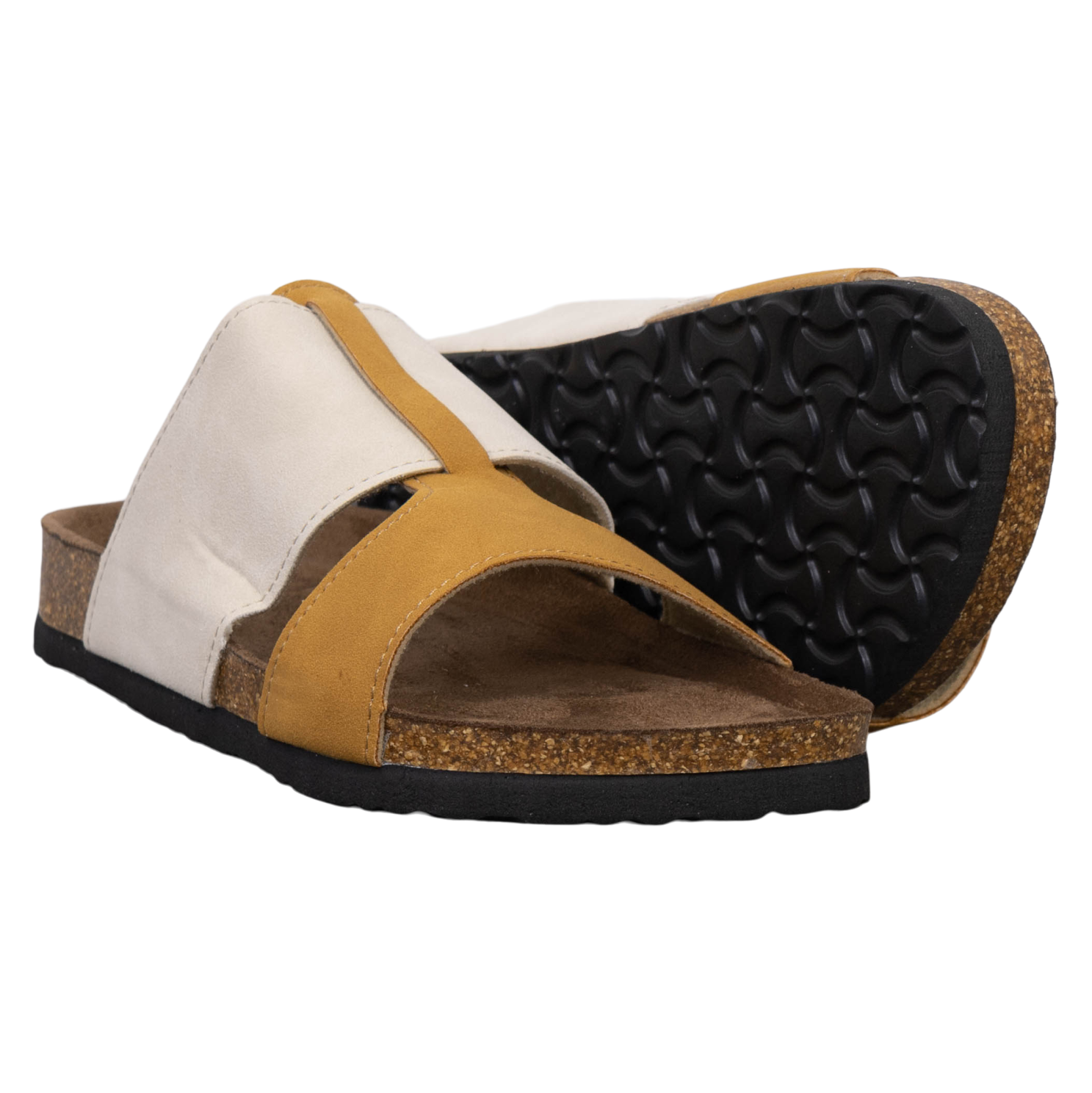 Anyway Dame Sandaler i Gul Cream - Fantastisk Tilbud!