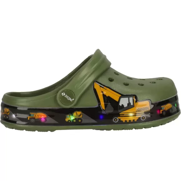 Zigzag Runix Closed Kids Sandal Lig Z264465 3232 - Grøn Unisex 28