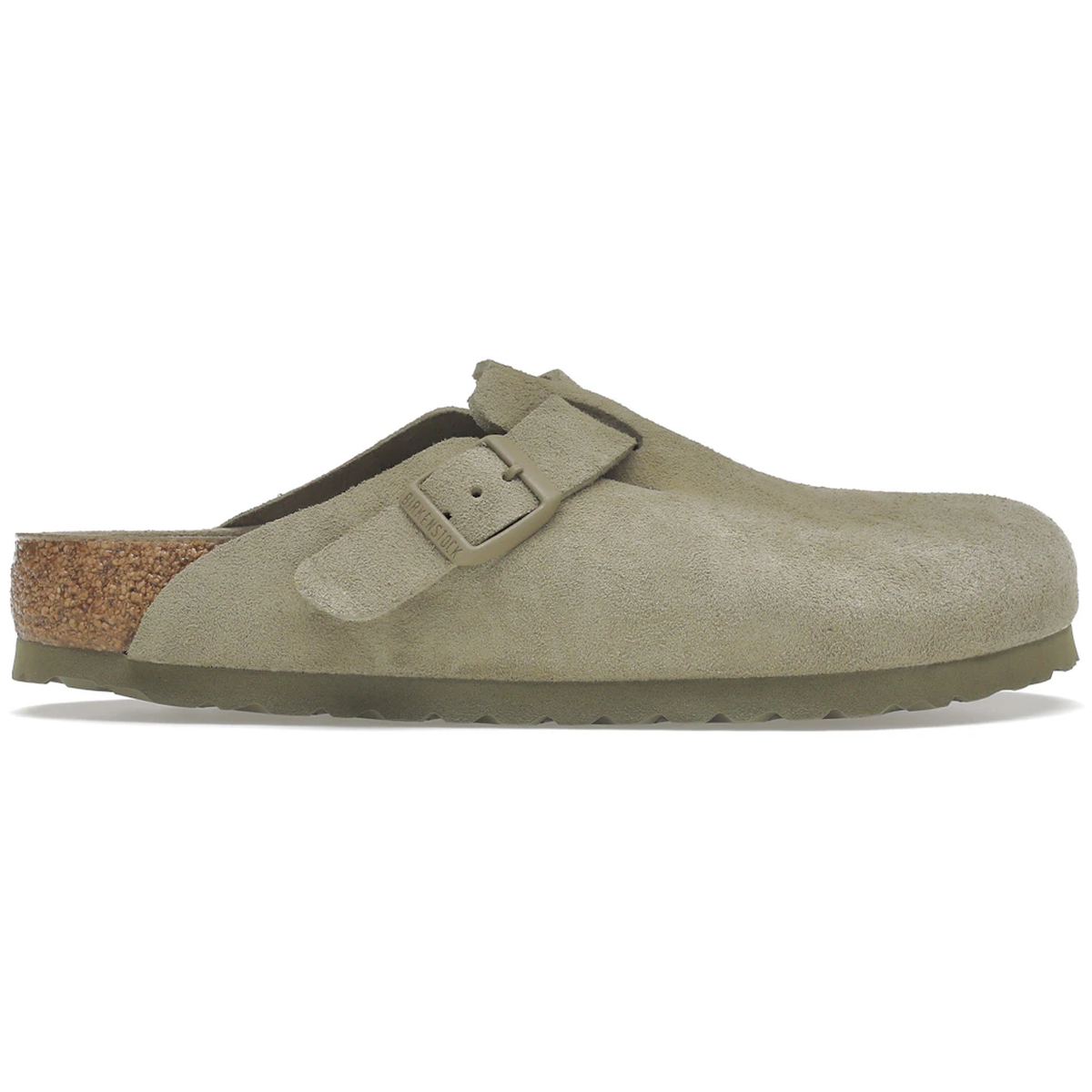 Birkenstock Boston Khaki Narrow Fit -   36