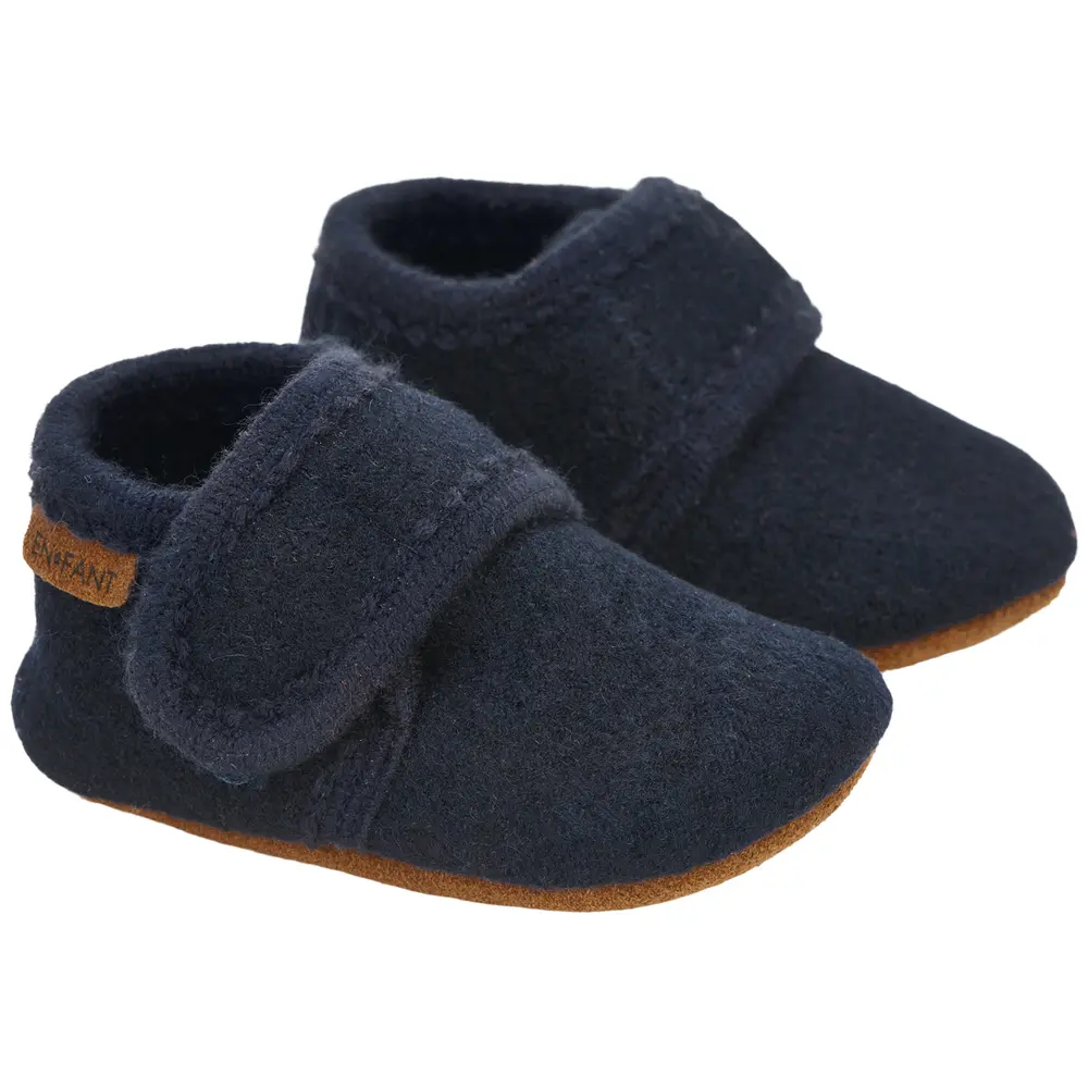 Baby Wool Slippers 7790 - Blå  17/18