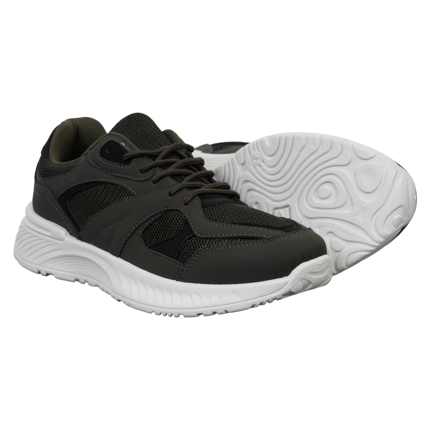 Steenholt Mason Herre Sneakers Black Olive - Sort  41