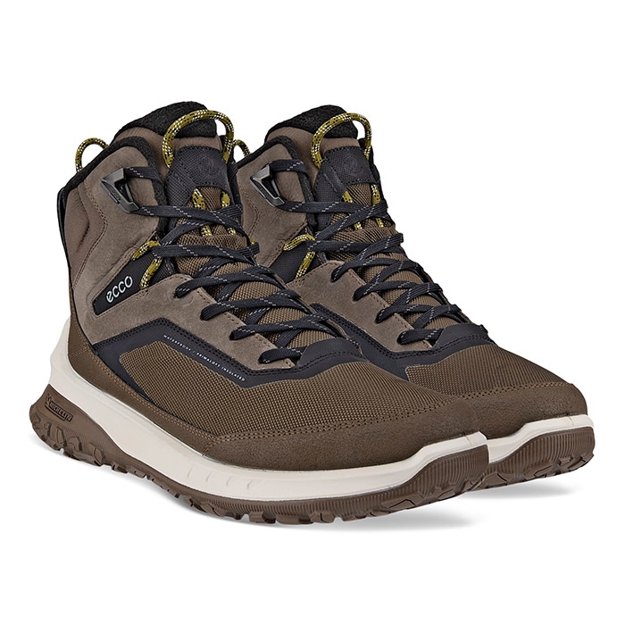 Ecco Ult Trn Mid Waterproof Kvinder Damer Dark Clay Vandrestøvler - Clay  36