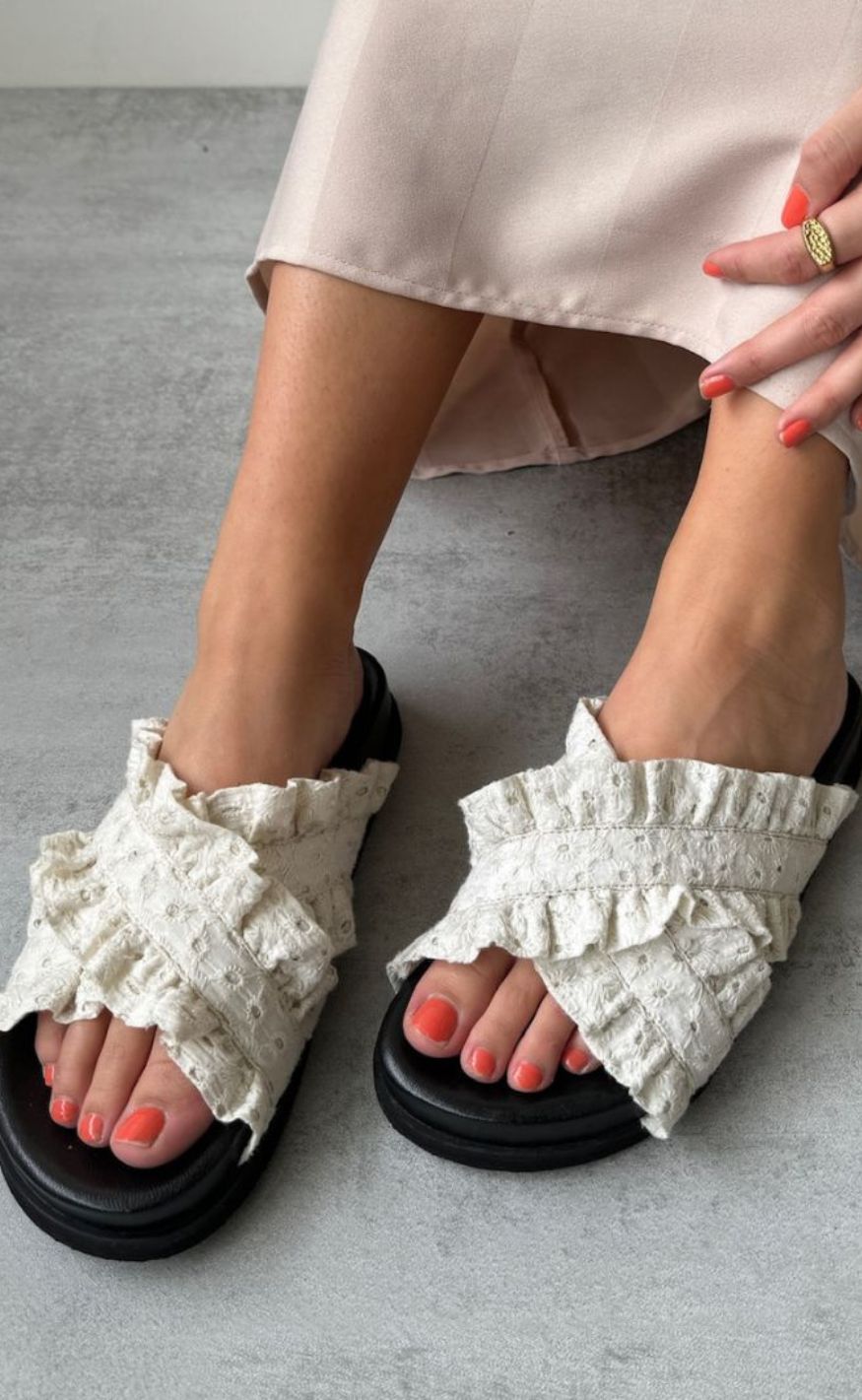 Copenhagen Shoes Sandaler Daysi White – Udsalg på Sandaler!