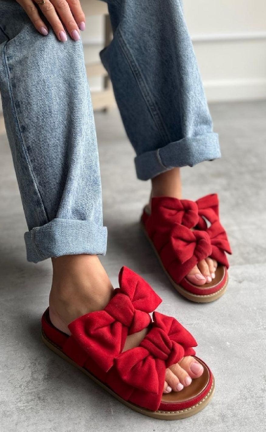 Copenhagen Shoes Sandaler Summer Dream Suede Rød - Udsalg!