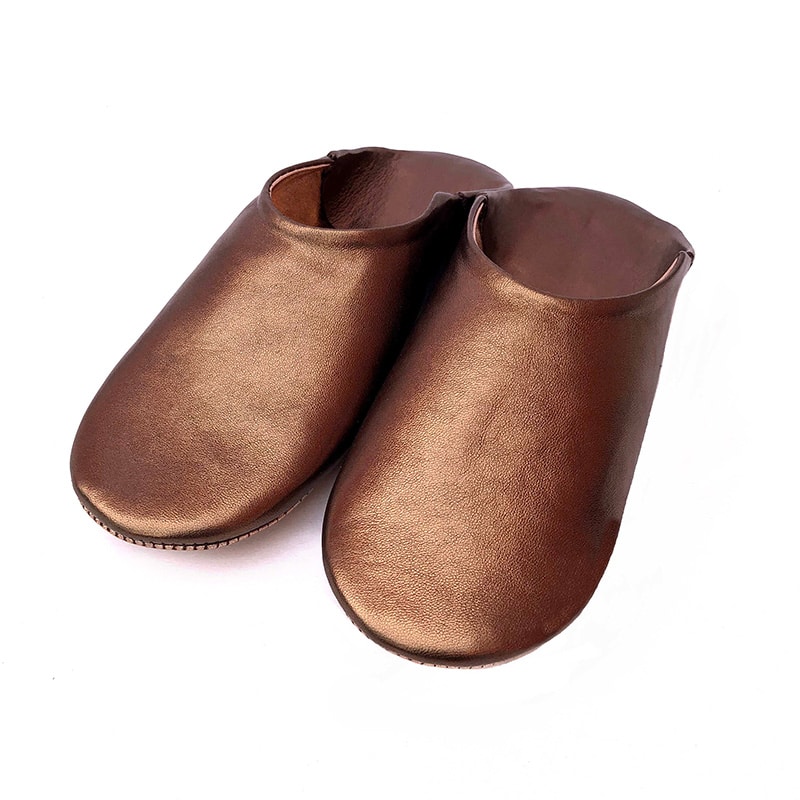 Slippers Dame Deluxe Bronce -   39