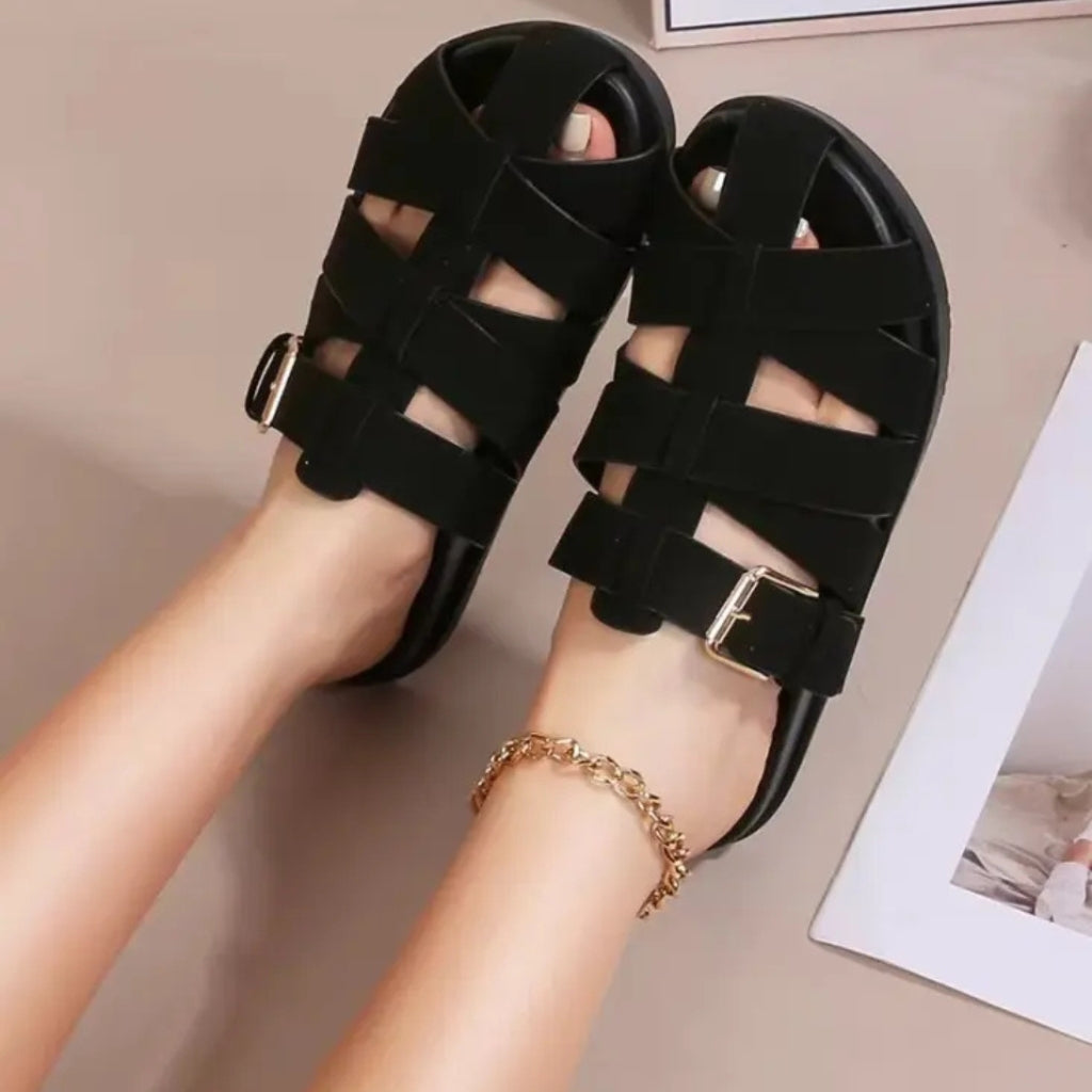 Jaylene Dame Sandaler 3757 Bu58 Black - Sort Female 36