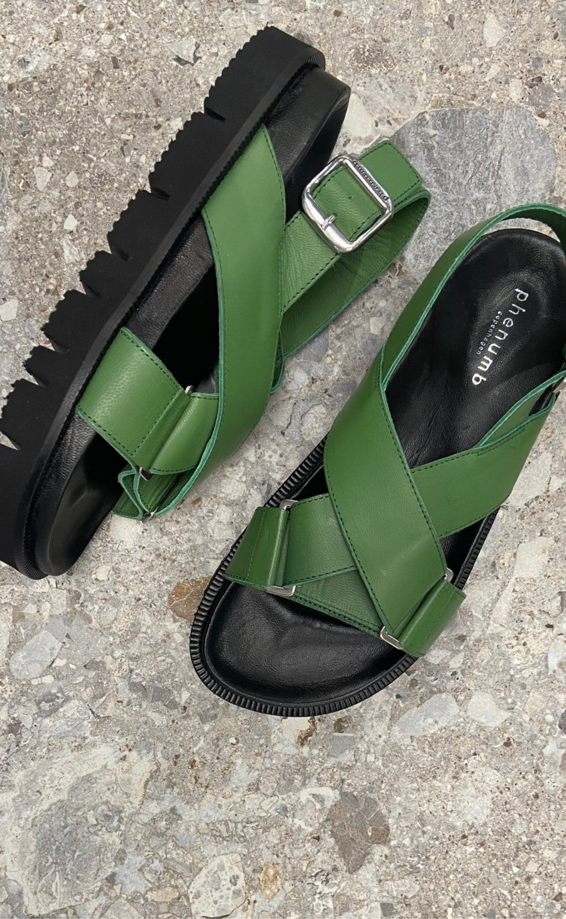 Phenumb Sandaler Noelle Green Grass - Grøn  36