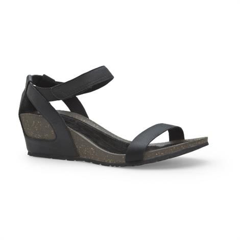 Teva Cabrillo Strap Wedge Dame Black - Sort  41
