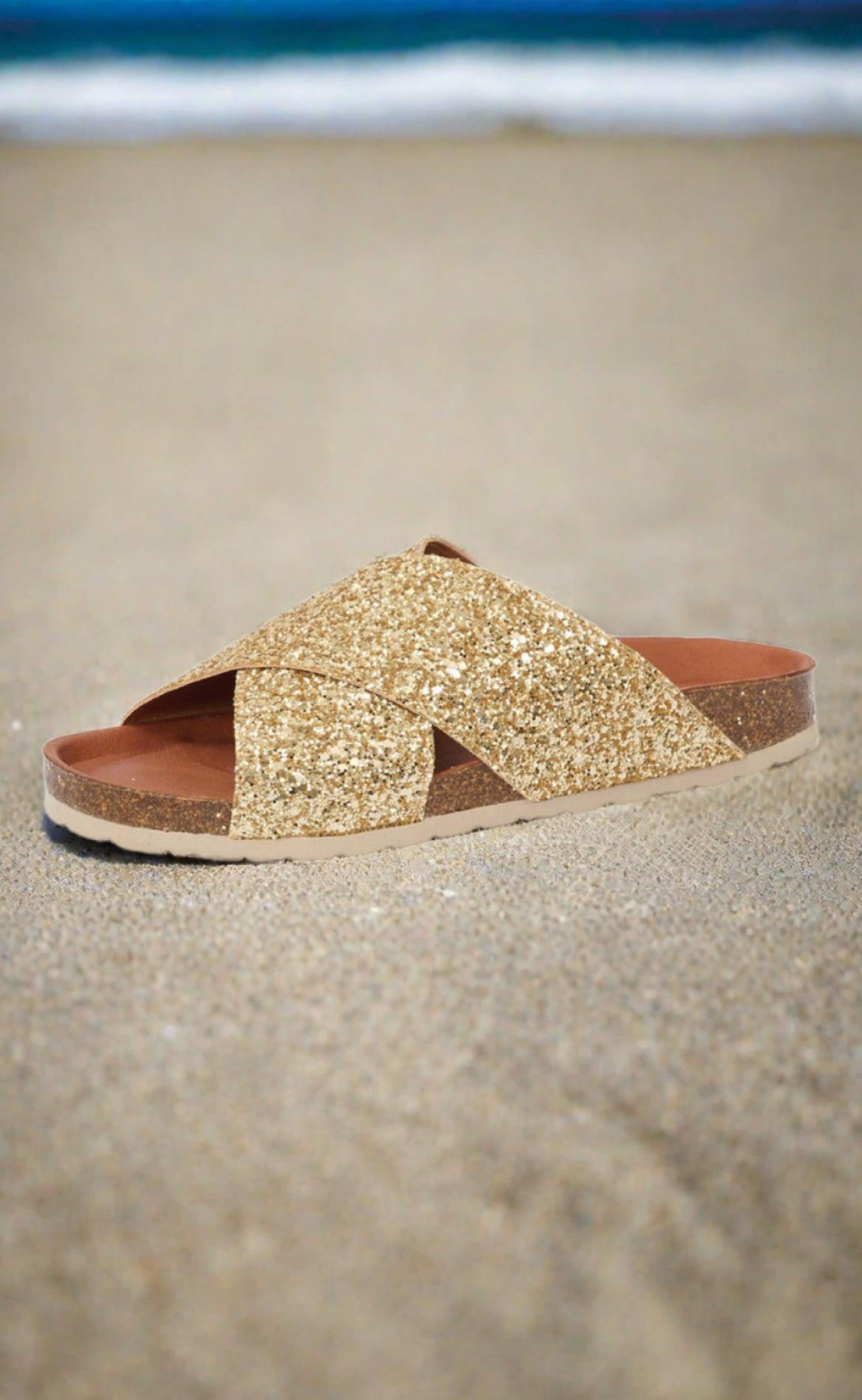 Tim & Simonsen Sandaler Annet Gold Glitter - Guld Glitter  36