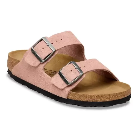 Birkenstock Arizona Suede Leather Unisex 1031651 - Pink Female 36