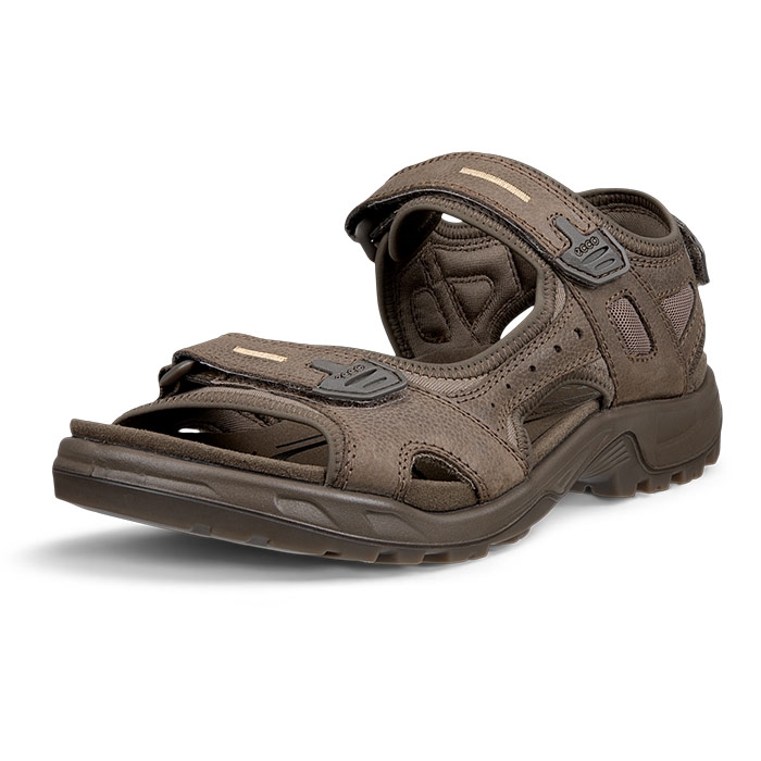 Ecco Offroad Yucatan Herre Mænd Sandal Dark Clay Sandaler - Clay  40