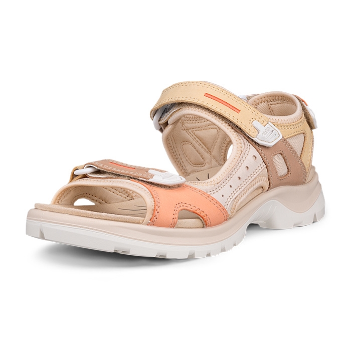 Ecco Offroad Yucatan Dame Sandal Multicolor Straw Sandaler -   35