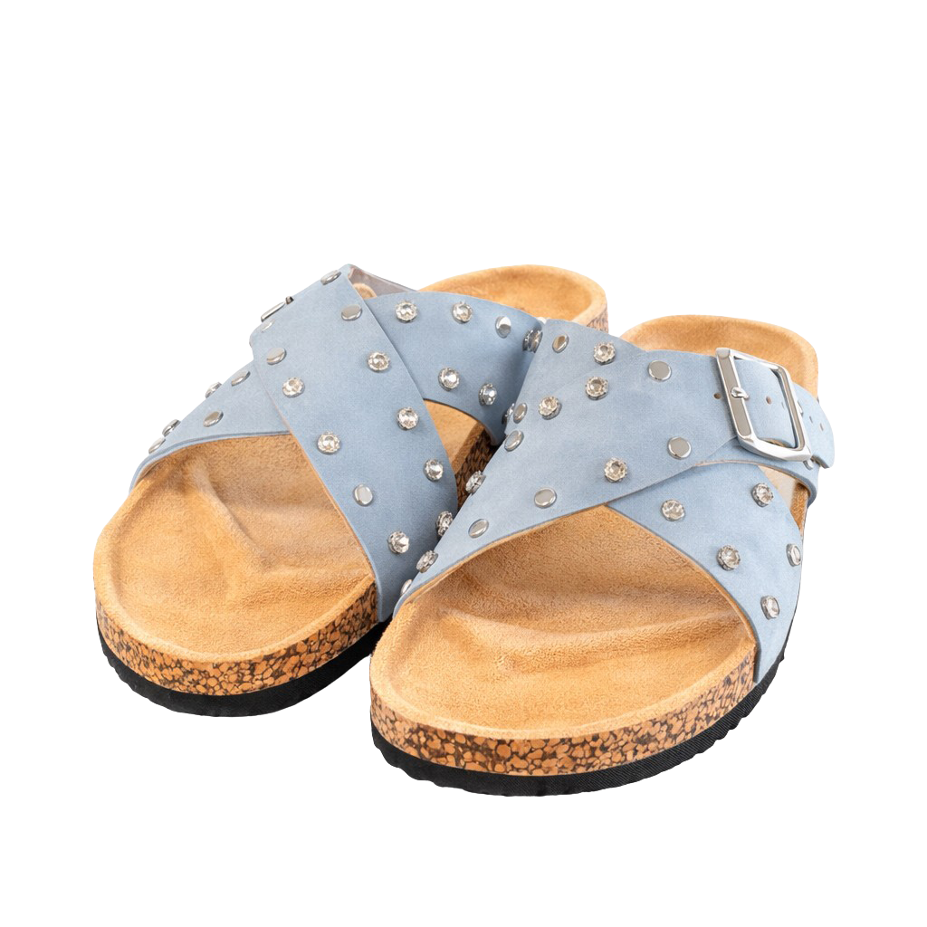 Vanting Dame Sandaler Light Blue - Light Blue  38